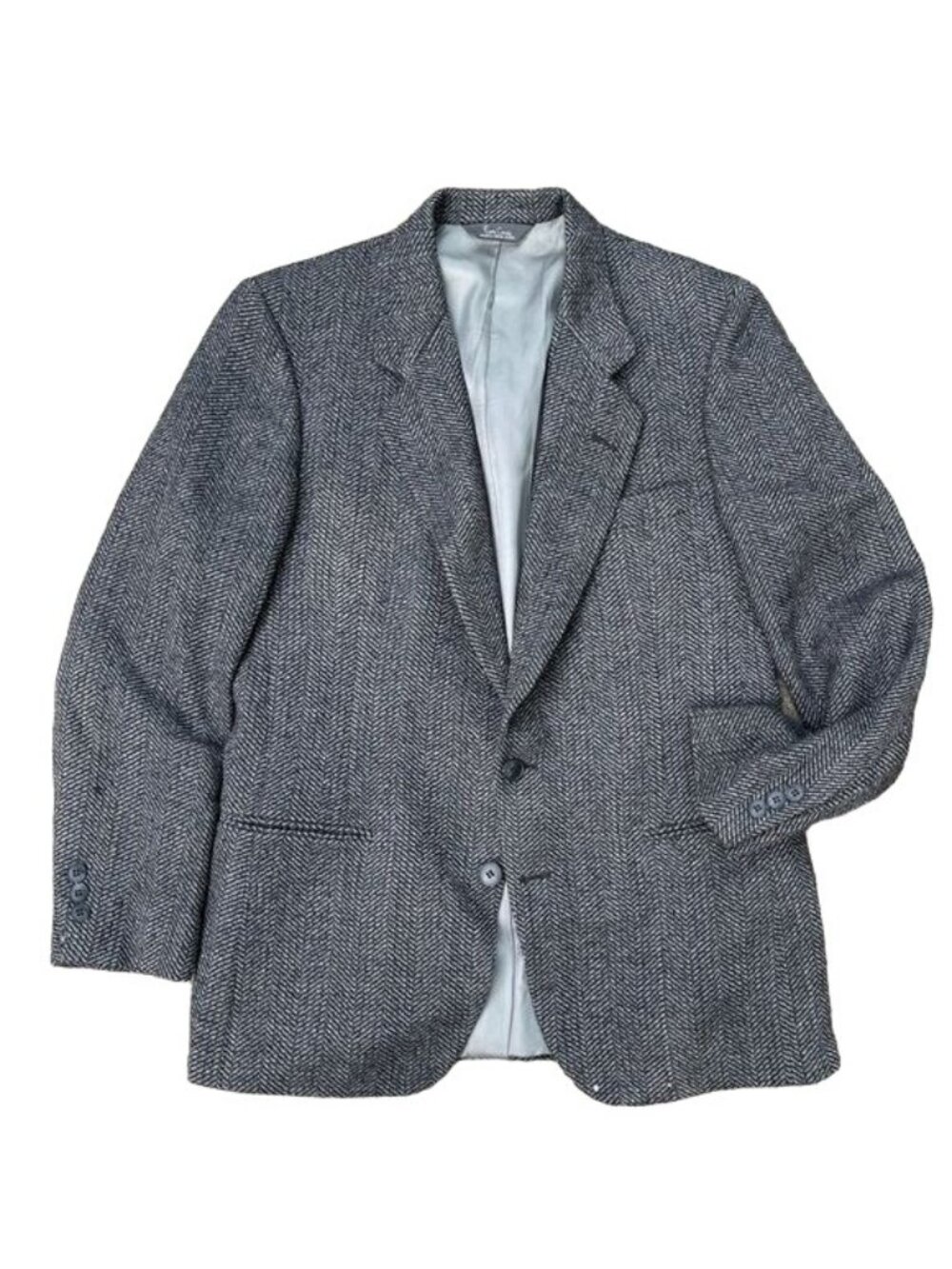Pierre Cardin Sports Coat Blazer Jacket Wool Herringbone VTG Union Made Sz 38R